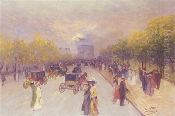 Paris, Avenue Du Bois - view 1