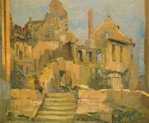 Ruinas De Creil by Elie Anatole Pavil