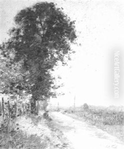 Promeneur En Bord De Route