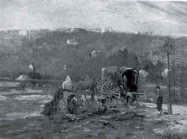 Man With Horsecart - view 1