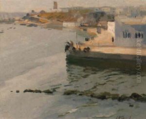 Vue De Rabat Par Le Port De Sale