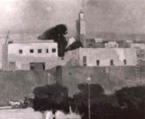 Vue De Rabat by Elie Anatole Pavil
