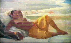 Jeune Femme Au Repos Sur Une Terrasse De Rabat Jeune Femme Au Repos Sur Une Terrasse De Rabat