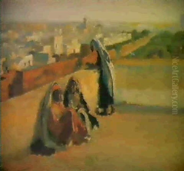 Sur La Terrasse, Maroc - view 1