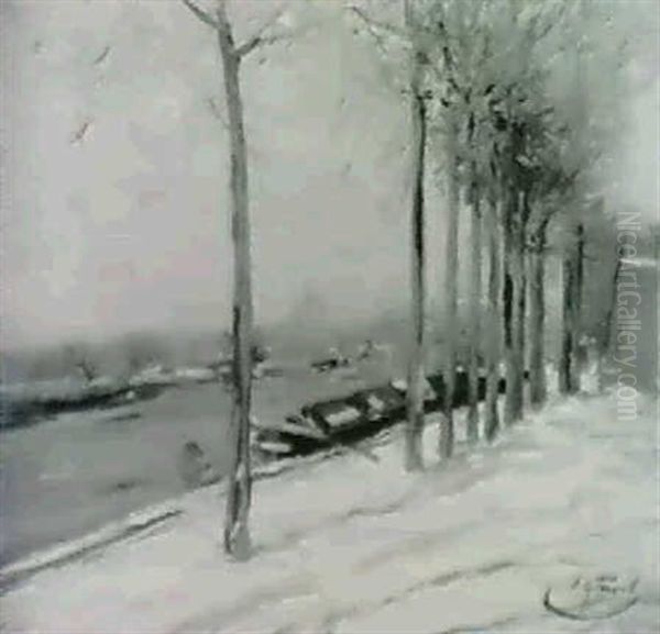 Paris, Les Quais Sous La Neige - view 1
