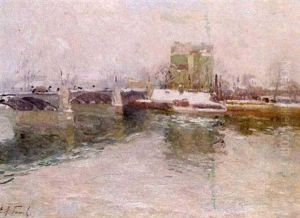 Bord De Seine by Elie Anatole Pavil