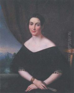 Portrait De Femme A L'eventail