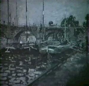 Pont De St. Cloud by Louis Claude Paviot