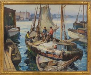 Gloucester Pier by Vladimir Pavlosky