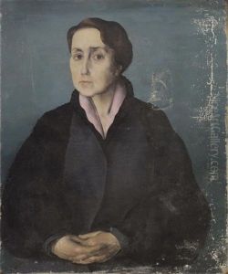 Portrait Of Danica Pavlovik, The Artist's Mother. by Milena Pavlovic Barili
