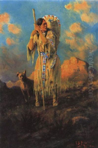 Sacajawea And Her Dog Scammon - view 1
