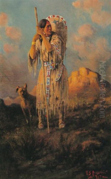 Sacajawea And Her Dog Scammon - view 1