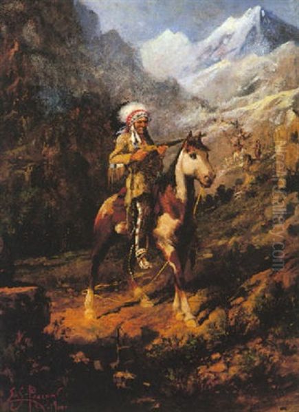 Sitting Bull In The Little Bighorn Mountains - view 1