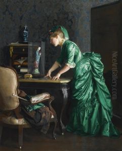1875 (the Green Dress) by William McGregor Paxton