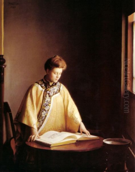 The Yellow Jacket by William McGregor Paxton