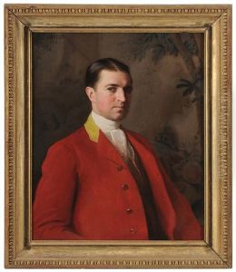 Portrait Of A Prominent Bostonian Gentleman In Riding 'pinks'