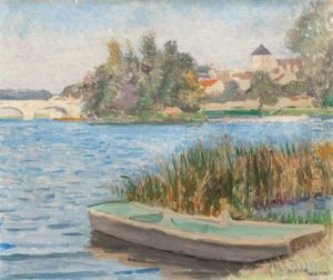 View Of Trilport, France