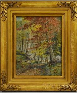 Autumn Landscape, The Woods Of Maine