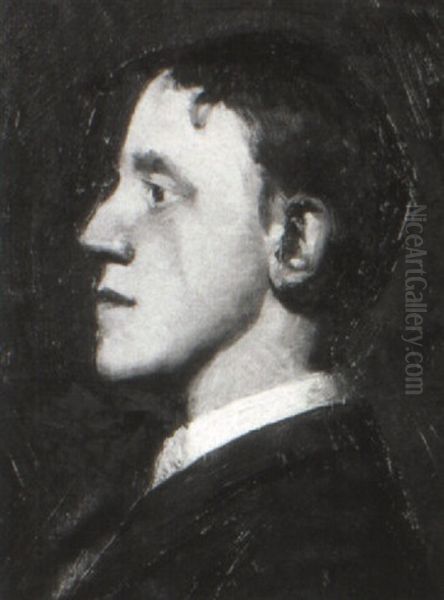 Profile Portrait Of Edgar Whitfield Jenney - view 1