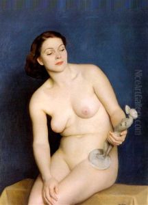 Nellie And Phryne by William McGregor Paxton
