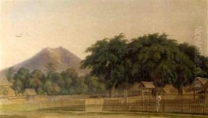 The Market Place Of Banyuwangi (east Java), With The Idjen Mountains Beyond