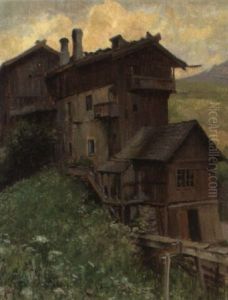 Bauernhauser Am Brenner. Deutsch-matrei by Ernst Payer