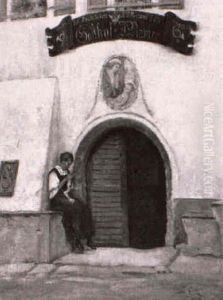 Gasthof Post In Soell, Tirol by Ernst Payer