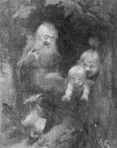 Koboldfamilie by Ernst Payer
