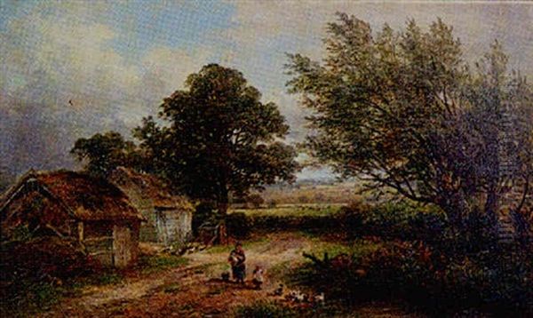 Landscape With Buildings And Figures - view 1