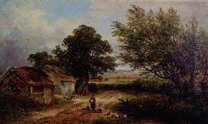 Landscape With Buildings And Figures