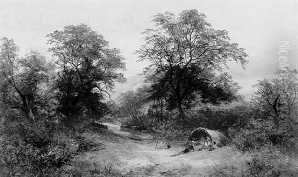 A Roadside Camp - view 1