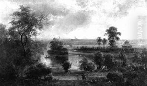 Oxford Viewed From The Iffley by David Payne