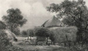 Harvesting In Surrey by David Payne