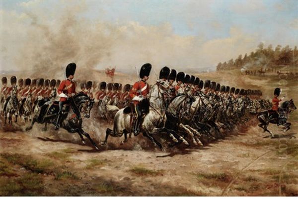 Charge Of The 2nd Dragoons, Royal Scots Greys - view 1