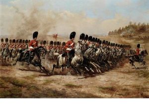 Charge Of The 2nd Dragoons, Royal Scots Greys