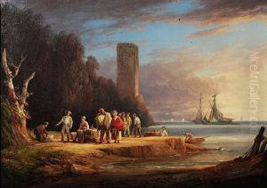 Smugglers Off The Coast by William Payne