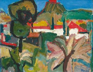 Paysage Aux Palmiers by Andre Blondel