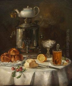 Stilleben by Vladimir Nikolaewitsch Pchelin