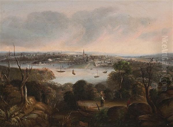 View Of Sydney From The North Shore, 1848 - view 1