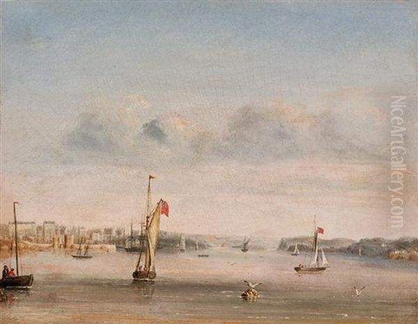No. 6. Port Jackson, Nsw, View Up The Harbour From Garden Island - view 1