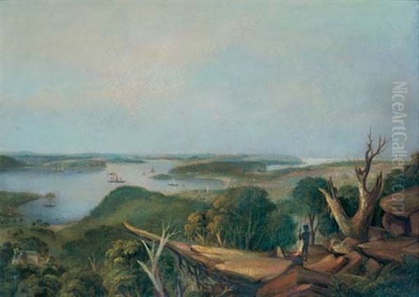 View Of The Heads Of Port Jackson, New South Wales, From Above Vaucluse Bay - view 1