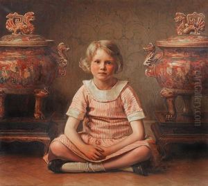 Portrait Of Mary Dowie by Ralph Peacock