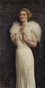Portrait Of Beryl Bishop by Ralph Peacock