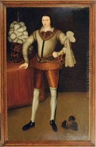 Portrait Of A Gentleman (robert Devereux?) by Robert Peake