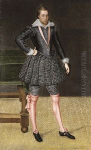 Portrait Of Sir Charles Stanhope Wearing The Badge Of A Knight Of The Bath