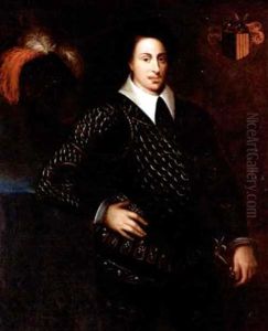 Portrait Of A Gentleman (sir Thomas Knollys?) by Robert Peake