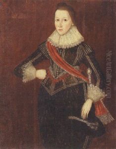 Portrait Of A Young Gentleman Holding A Hat