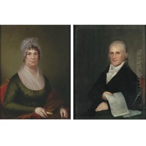 Mr. Zachariah Poulson Of Philadelphia (+ Mrs. Zacharia Poulson; Pair)