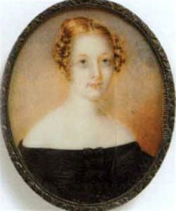 Portrait Of Sibilla Stone Morris Kennedy, Chester Co. by Anna Claypoole Peale