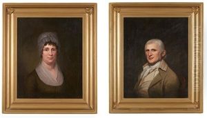 Two Portraits: Zachariah And Susanna Poulson by Charles Willson Peale